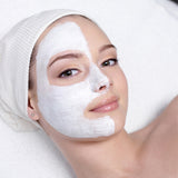 Masque apaisant à base d'oxyde de zinc, d'extrait de marron d'Inde, de calendula et d'huile de soja.
