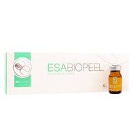 Peeling Biorevitalisant Esabiopeel : Ralentit les causes et les effets du chrono et du photo-vieillissement. Ce peeling stimule la peau en profondeur sans provoquer d'irritation superficielle.